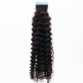 Afro Kinky Curly 100% Human Hair Tape In Extensions - Private Label