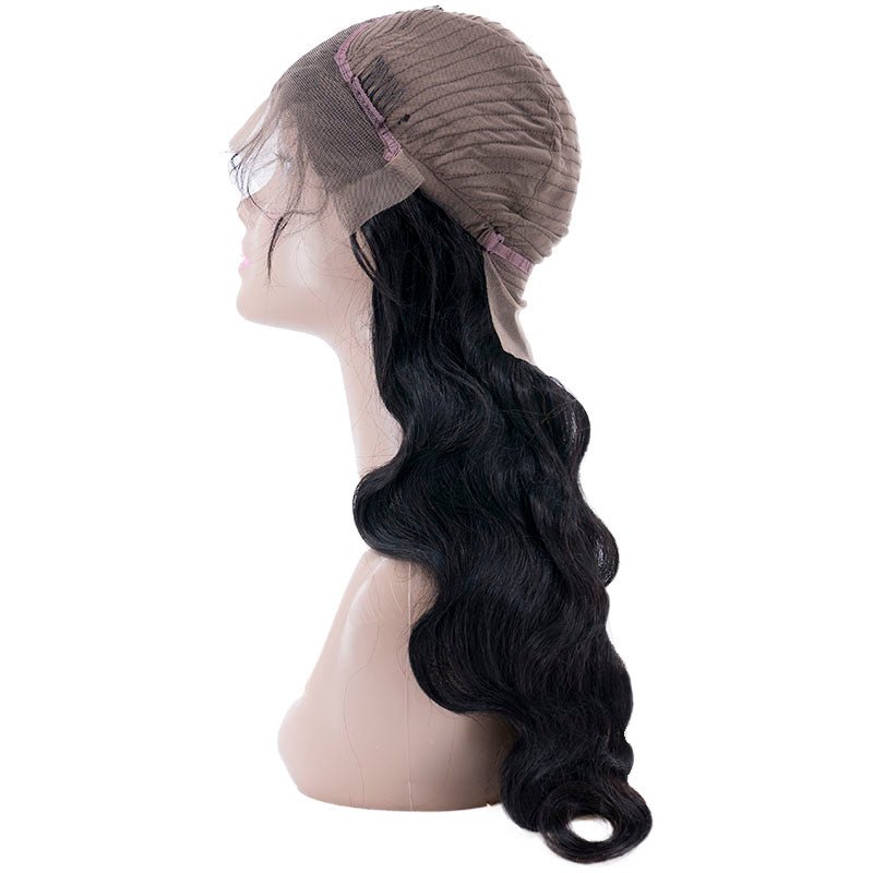 Body Wave 13x4 Transparent Lace Front Human Hair Wig - Private Label