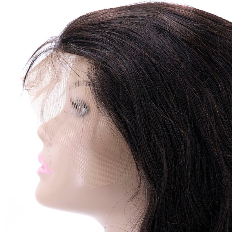 Body Wave 13x4 Transparent Lace Front Human Hair Wig - Private Label