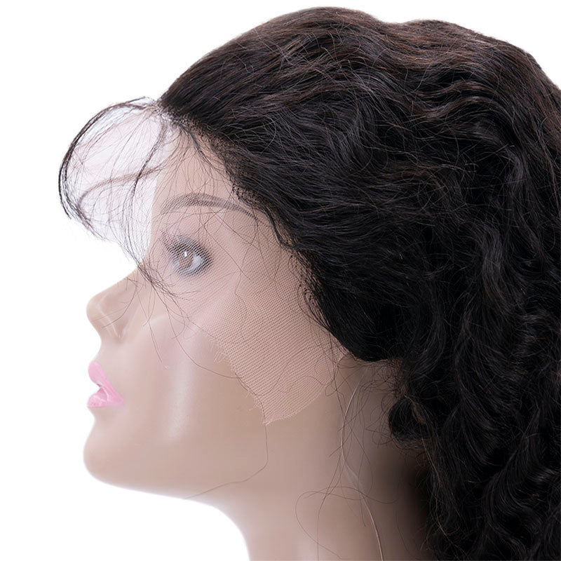 Deep Wave 13x4 HD Lace Front Human Hair Wig - Private Label