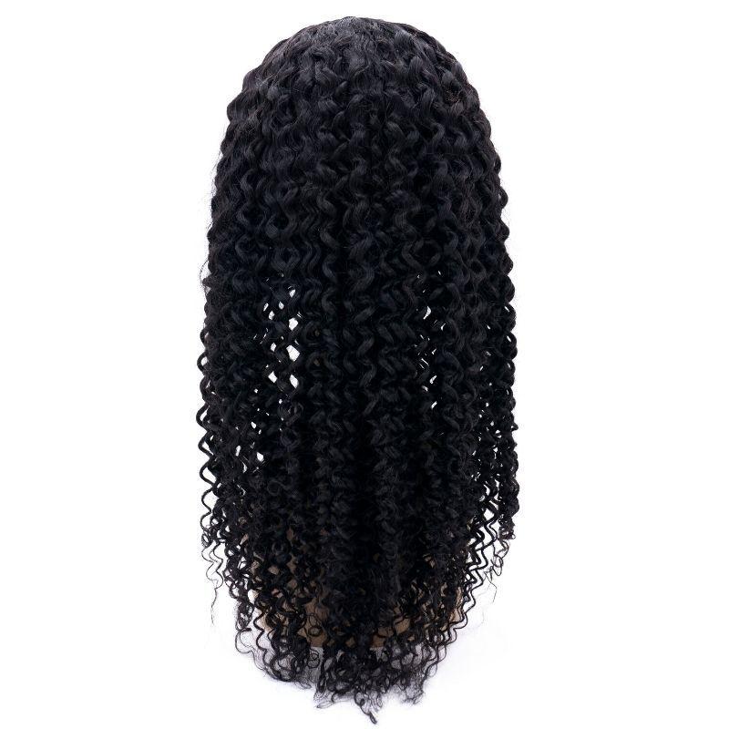 Back of deep wave u part wig