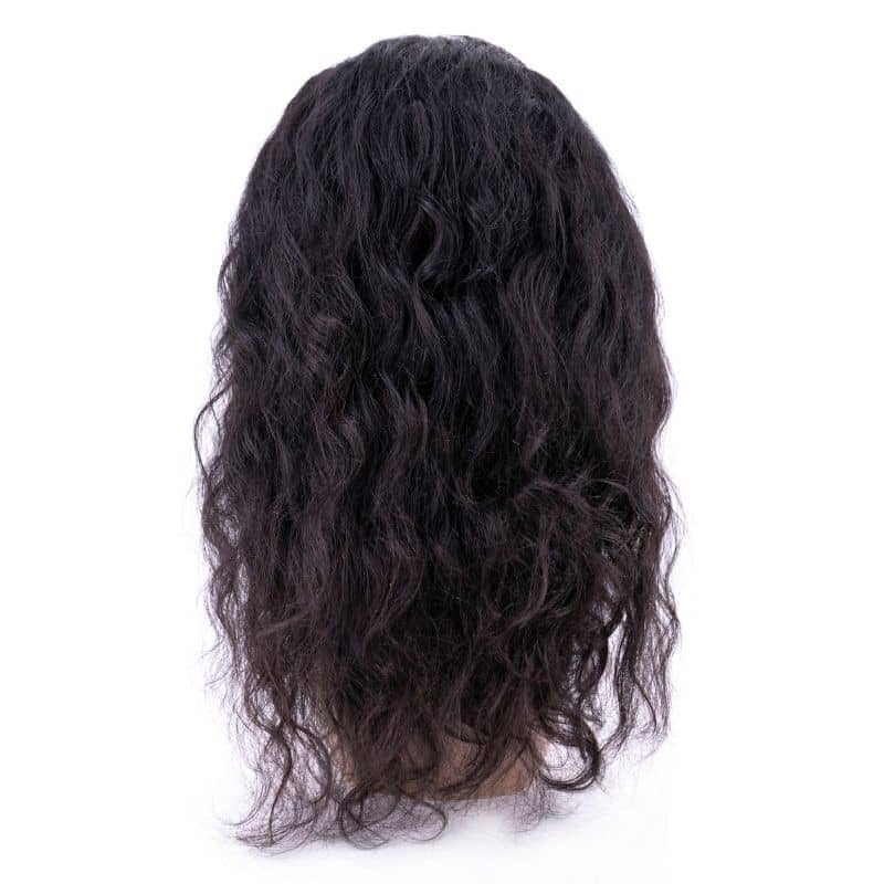 Back Of Indian Curly lace front Wig
