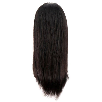 Back of straight headband wig