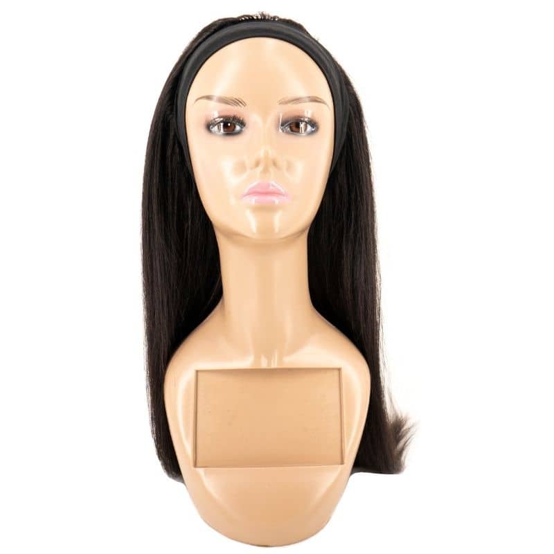 Straight Human Hair Headband Wig - Private Label
