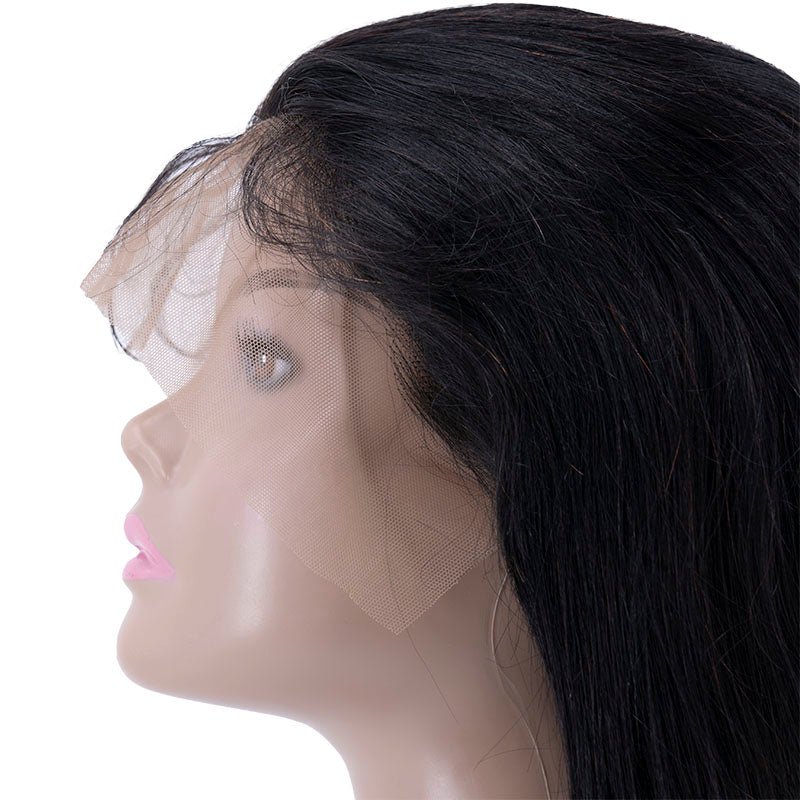 Straight 13x4 Transparent Lace Front Human Hair Wig - Private Label
