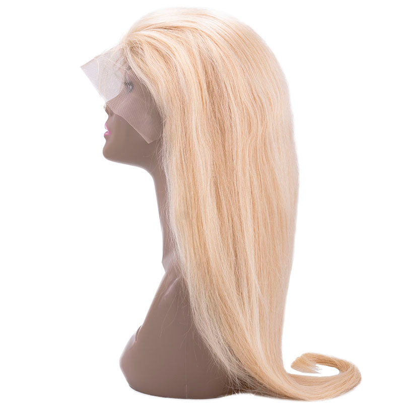 613 Blonde straight lace front wig 