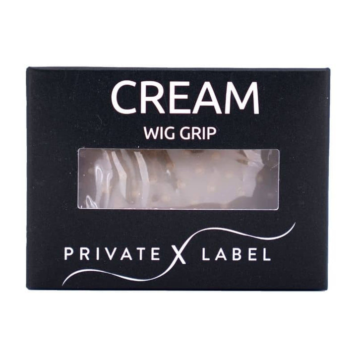 Cream Silicone Wig Grip Band in box