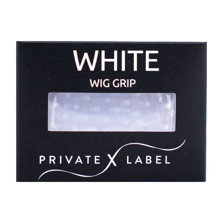 white Silicone Wig Grip Band in box