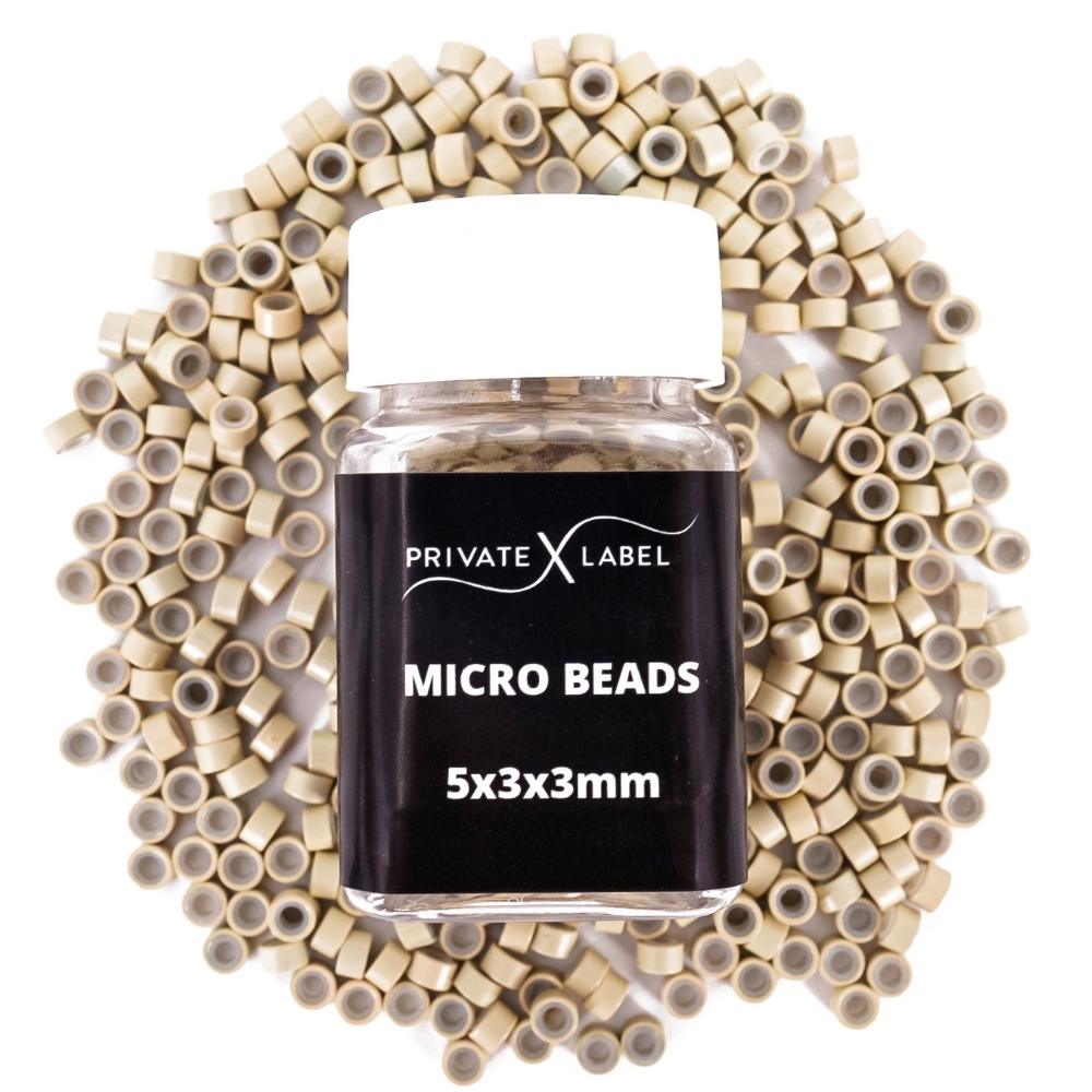 beige micro beads for micro links
