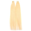 Raw Blonde Straight 100% Human Hair Tape In Extensions - Private Label