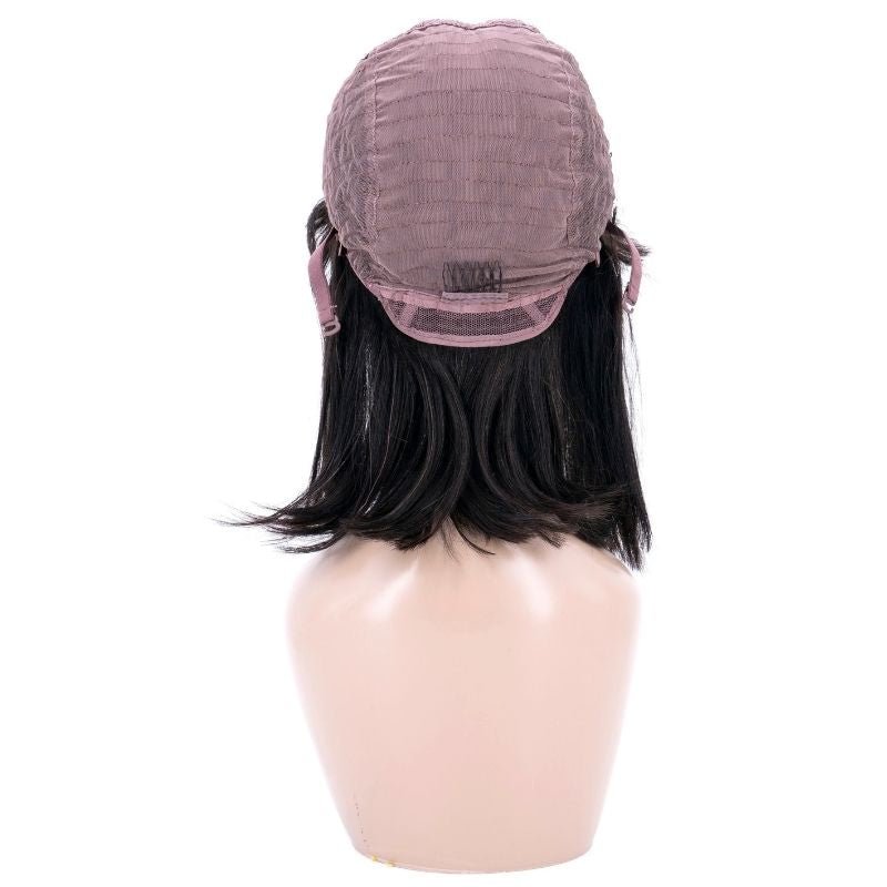 Straight Bang Bob 100% Human Hair Wig - Private Label