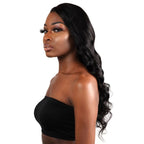 Body Wave 13x4 Transparent Lace Front Human Hair Wig - Private Label