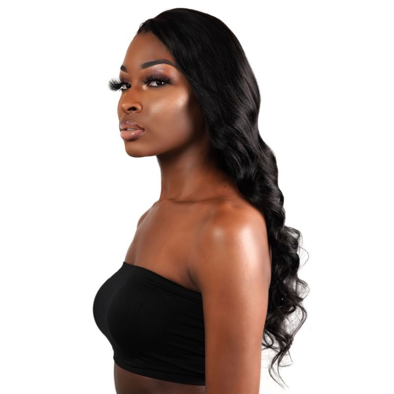 Body Wave 13x4 Transparent Lace Front Human Hair Wig - Private Label