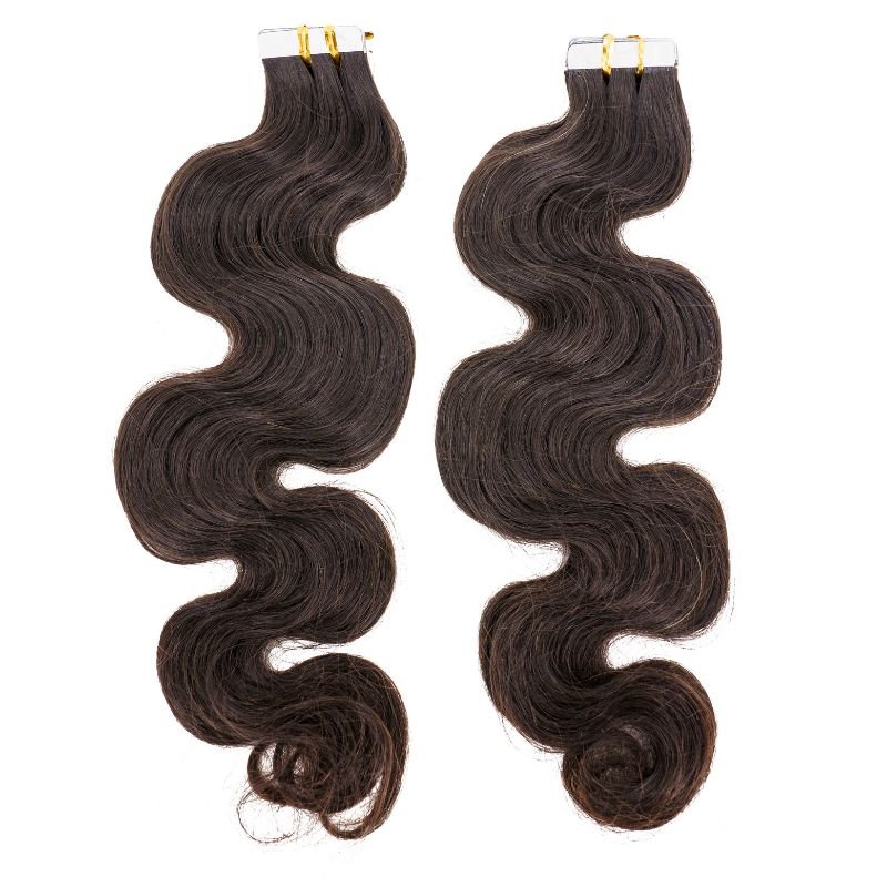 Raw Body Wave 100% Human Hair Tape In Extensions - Private Label