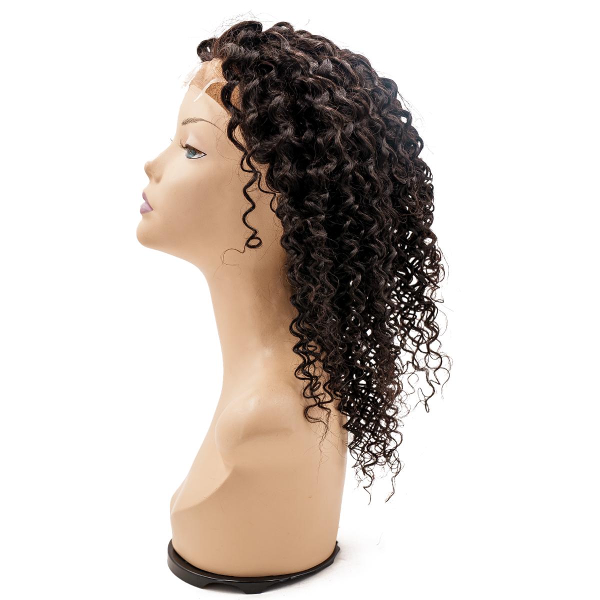 Curly Silicone Skin Medical Wig