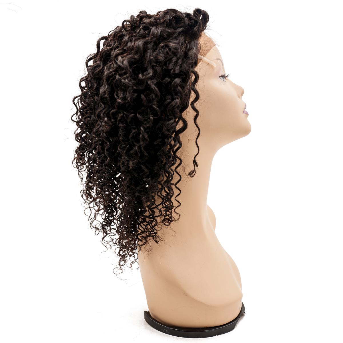 Curly Silicone Skin Medical Wig