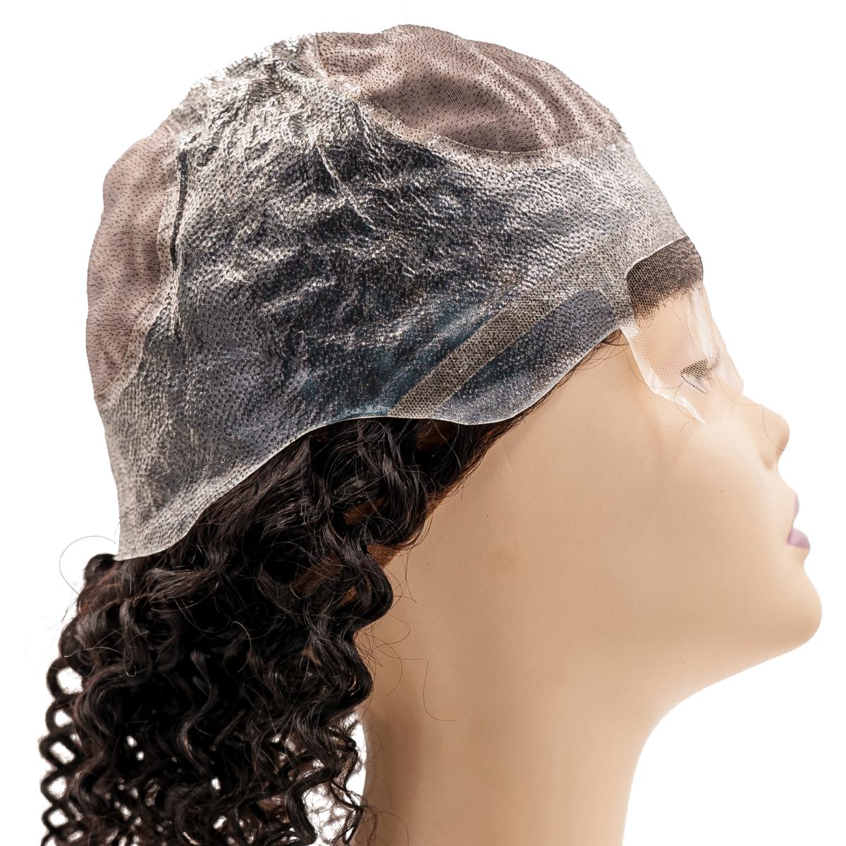 Curly Silicone Skin Medical Wig