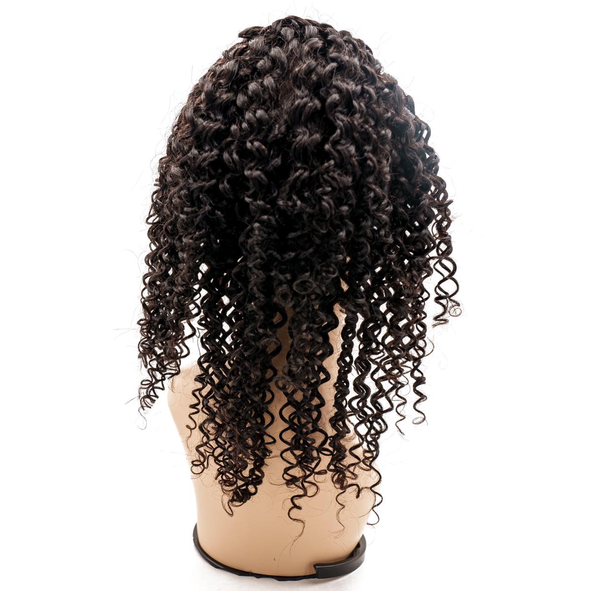 Curly Skin Polyurethane Medial Wig