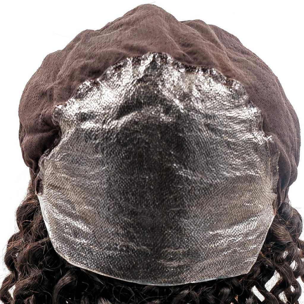 Curly Skin Polyurethane Medical Wig SALE - Private Label