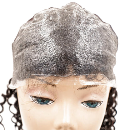 Curly Skin Polyurethane Medial Wig