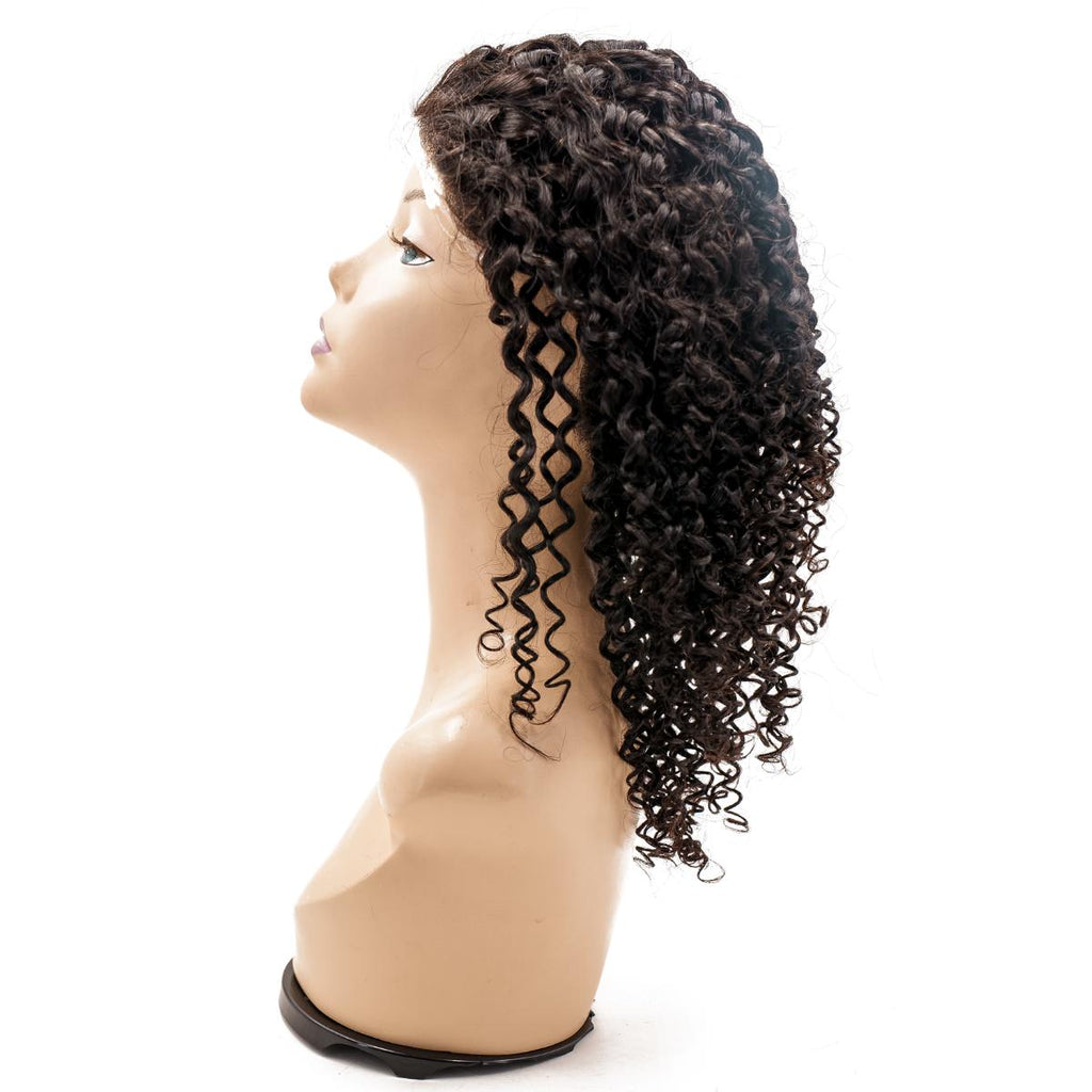 Curly Skin Polyurethane Medical Wig SALE - Private Label