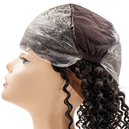 Curly Skin Polyurethane Medial Wig