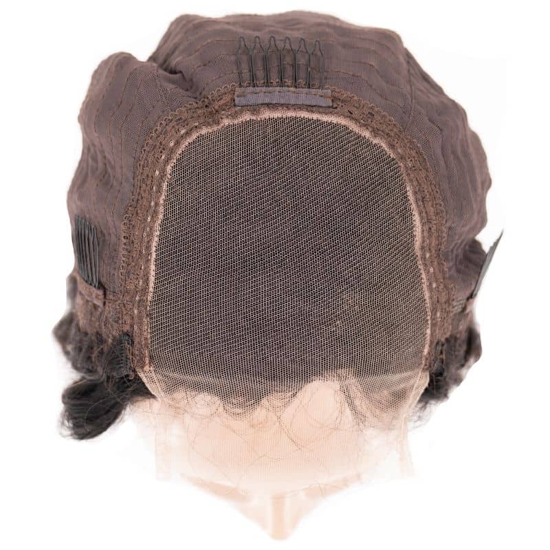 Deep Wave 4x4 Transparent Lace 100% Human Hair Closure Wig - Private Label