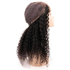 Kinky Curly 4x4 Transparent Lace 100% Human Hair Closure Wig - Private Label