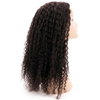 Kinky Curly 4x4 Transparent Lace 100% Human Hair Closure Wig - Private Label