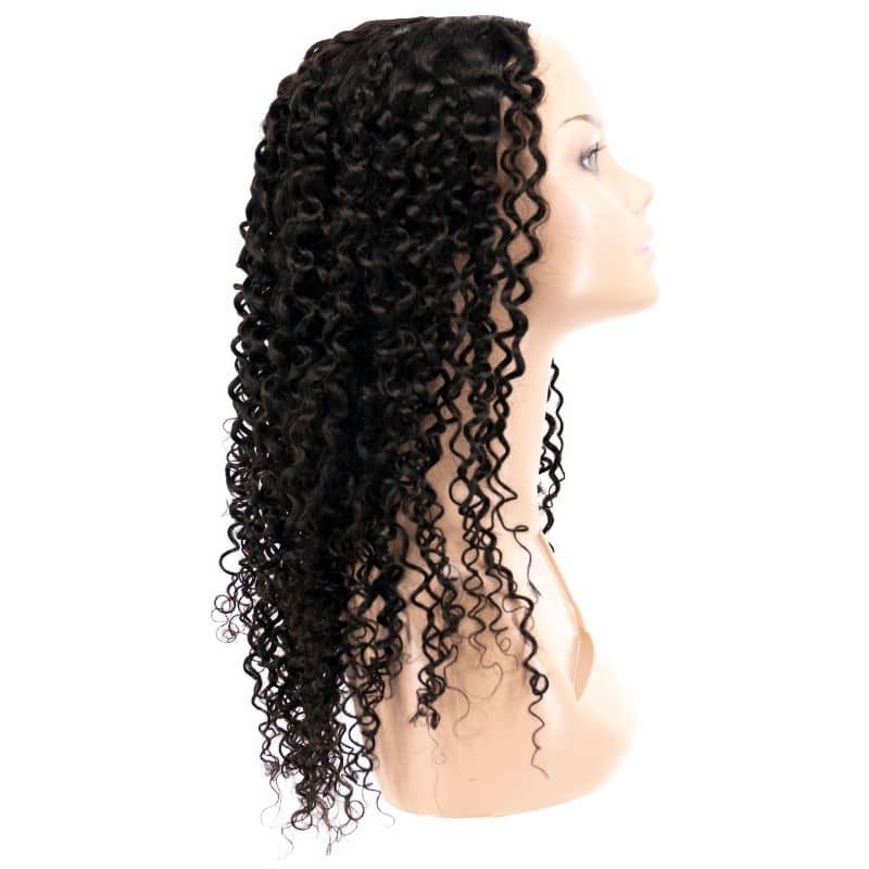 Brazilian kinky curly u part wig 