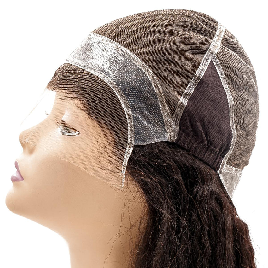 Kinky Straight Mono Lace Front PU Medical Wig SALE - Private Label