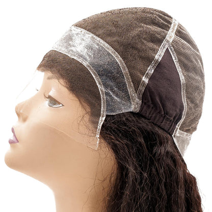 Kinky Straight mono lace front pu medical wig