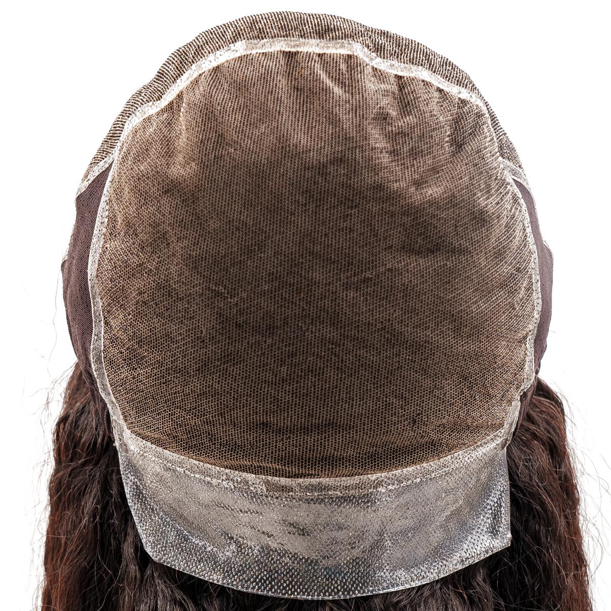 Kinky Straight Mono Lace Front PU Medical Wig SALE - Private Label