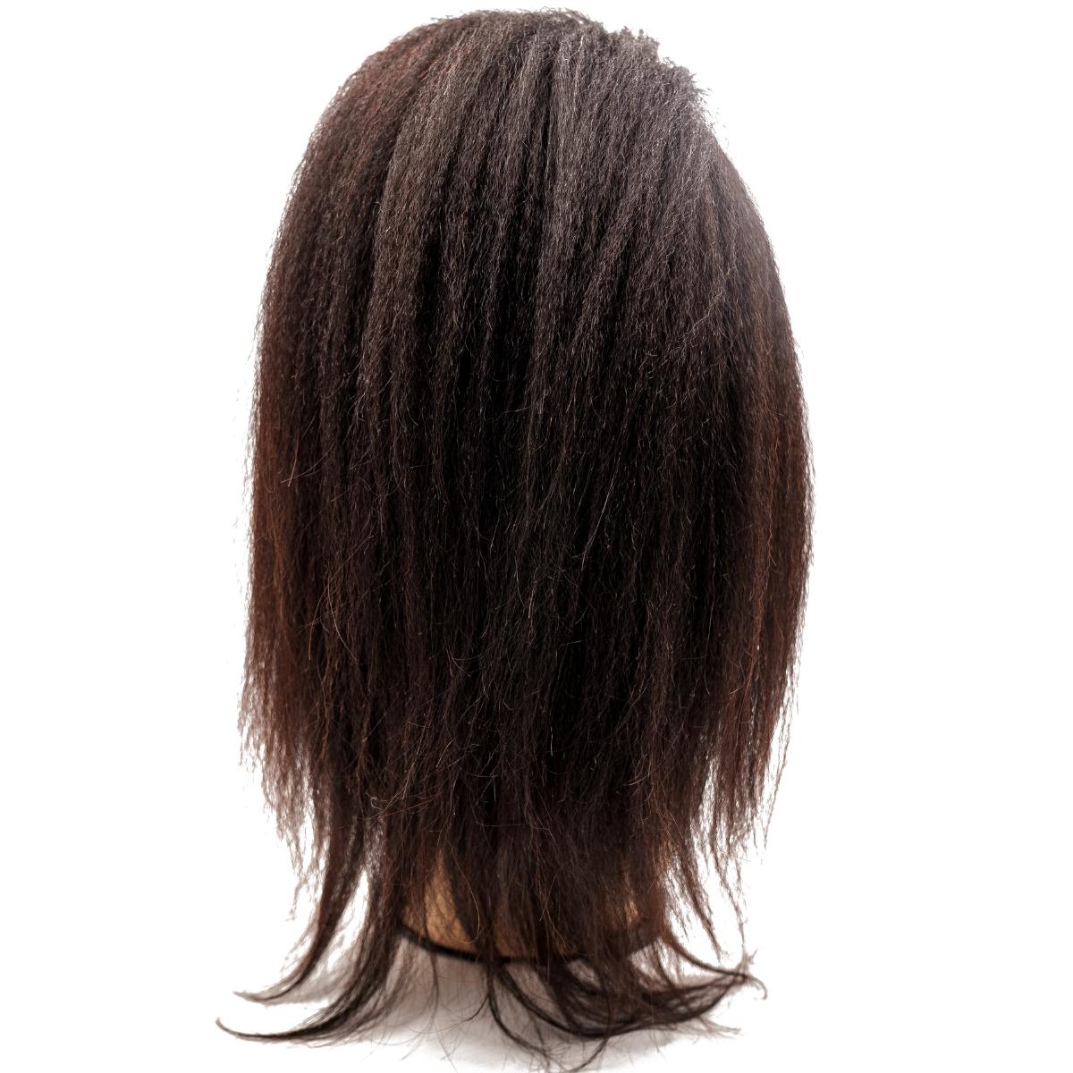 kinky straight silicone skin medical wig