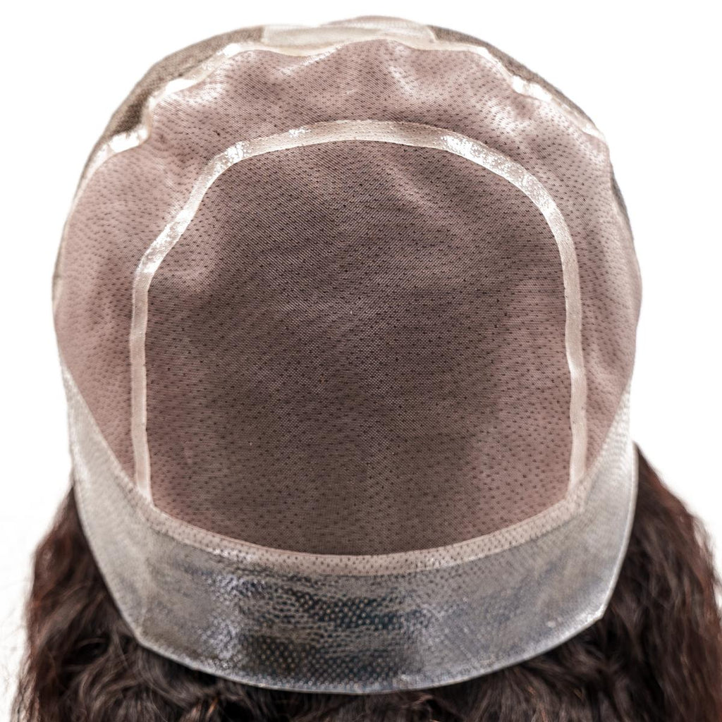 Kinky Straight Silicone Skin Medical Wig SALE - Private Label