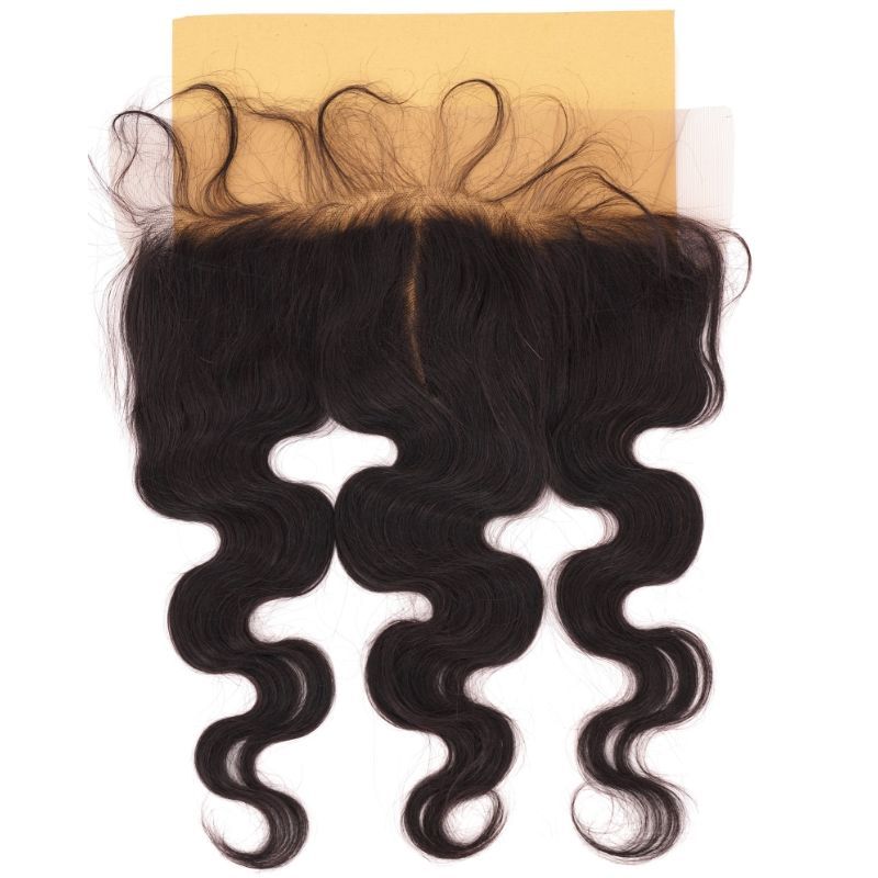 Malaysian Body Wave Frontal on Tan background