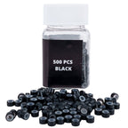 Black Micro Beads 5x3x3 mm (500 Pieces) - Private Label