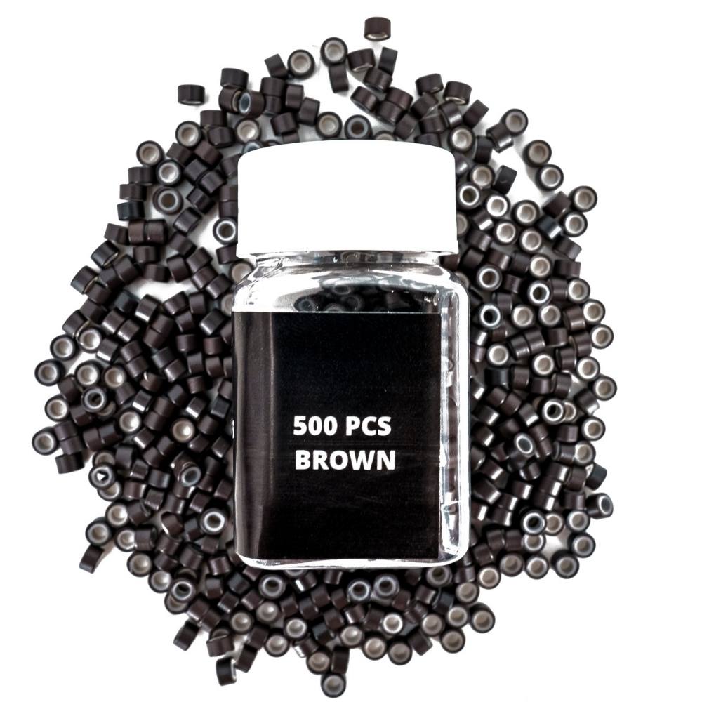 Brown Micro Beads 5x3x3 mm (500 Pieces) - Private Label