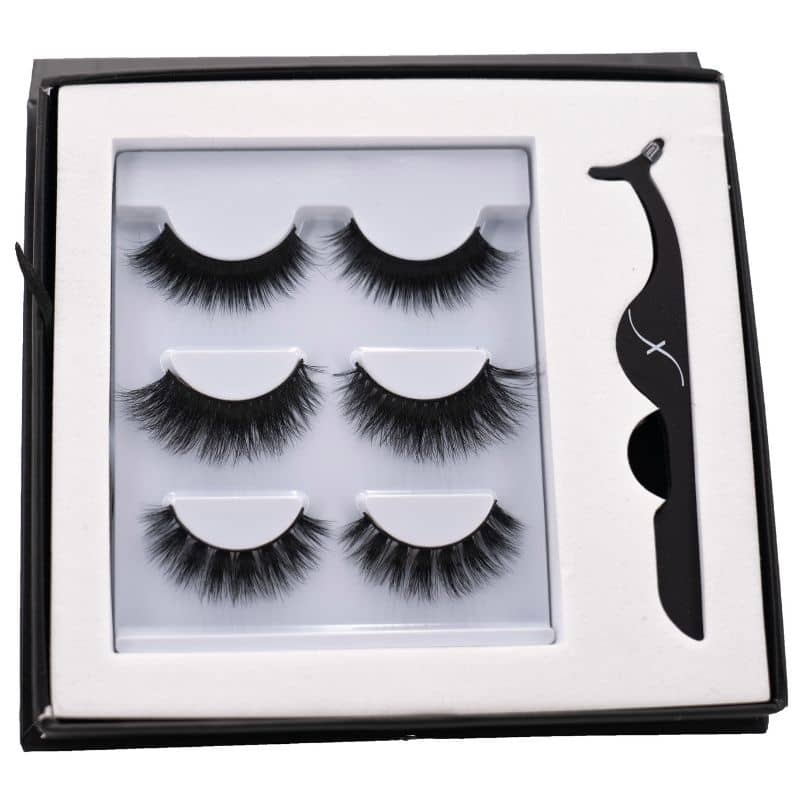 Deluxe mink lash kit with lash applicator