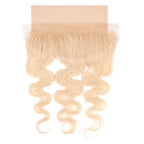 Blonde Body Wave 13x4 Transparent Lace Human Hair Frontal - Private Label