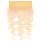 Blonde Body Wave 13x4 Transparent Lace Human Hair Frontal - Private Label
