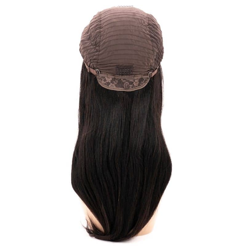 Straight 4x4 Transparent Lace 100% Human Hair Closure Wig - Private Label