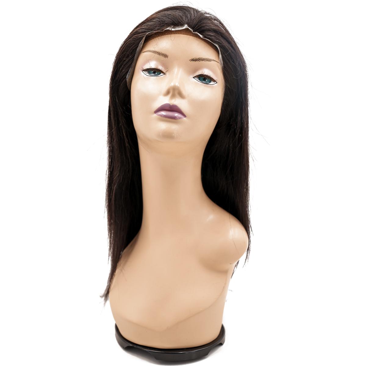 Straight Skin Polyurethane Medical Wig