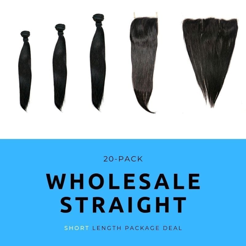 wholesale Brazilian Straight Short Length Package Deal